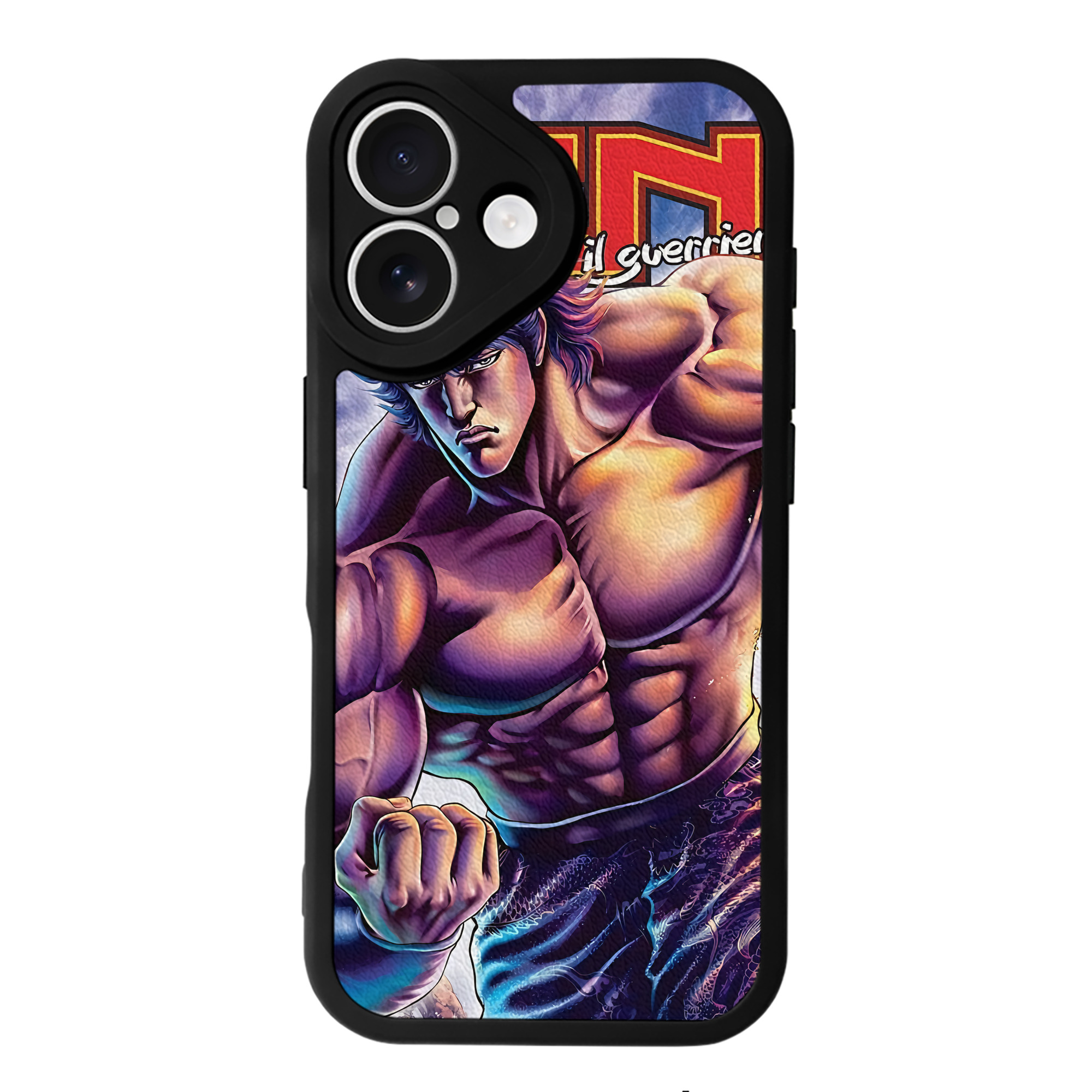 （画像用） 北斗の拳 Fist of the North Star 【iPhone 16シリーズ対応】シリコンスマホケース（レザー調） 材質：シリコン